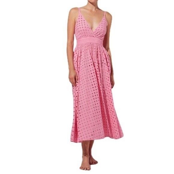 Barbie Pink SOLID & STRIPED Pink The Ariel Maxi Dress - Picture 2 of 12